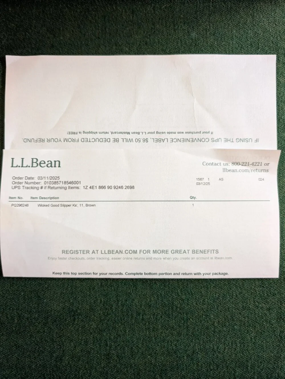 L.L. Bean nwt box